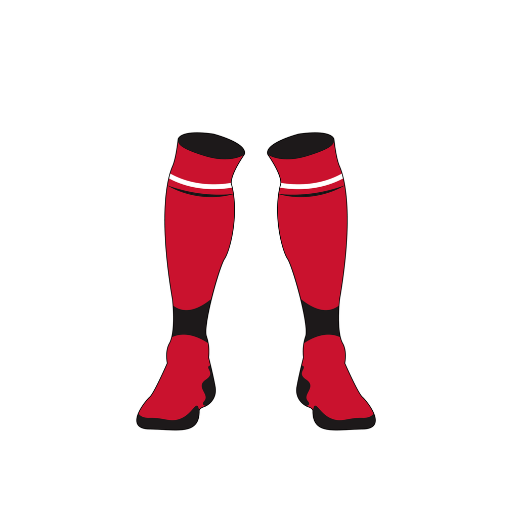 Y10-Y13 Football Socks - HOME DCB Lions