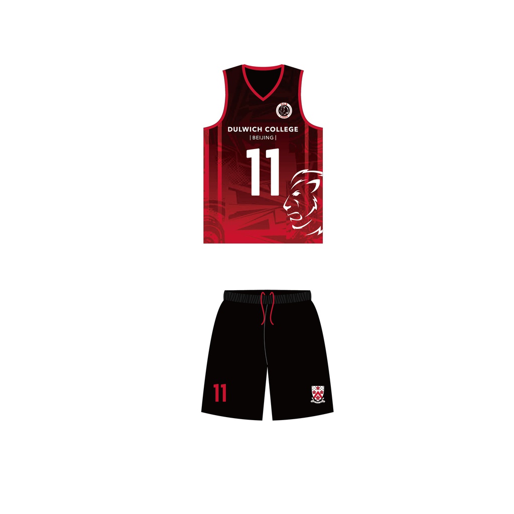 Y10-Y13篮球球衣 - 主场 DCB Lions  套装
